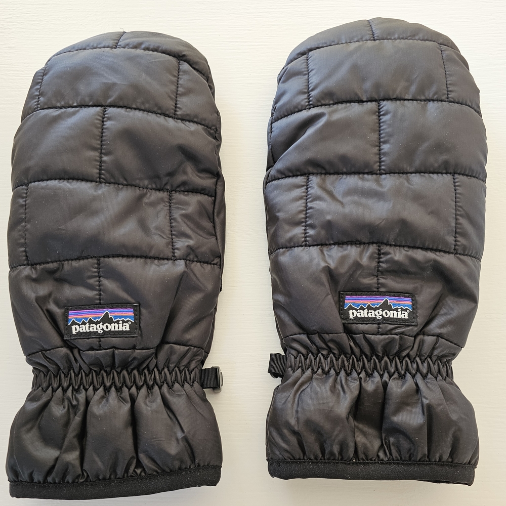 Patagonia Nano Puff Black Mittens XL
